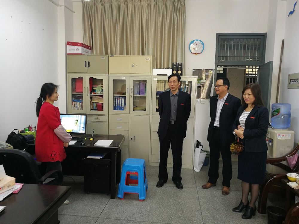 校纪委黄来渊书记巡察关心公司发展情况