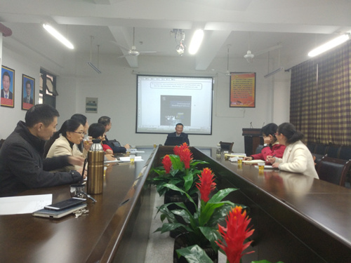台中兴大学黄炳文教授应邀来365英国上市公司讲学交流