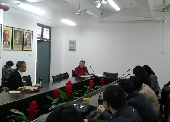 经济公司召开教学经验交流会